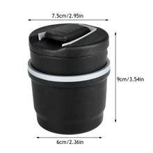 Load image into Gallery viewer, Portable Auto Car Truck LED Cigarette Smoke car Ashtray Blue LED Light Smokeless Ashtray Cigarette Holder Auto Fireproof Shell

