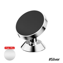 Load image into Gallery viewer, Car Mobile Phone Magnetic Holder Bracket Stainless Steel 360-degree Adjustable Ball Heads Dashboard Phone Stand Navigation Stand
