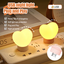 Load image into Gallery viewer, Creative Love Heart LED 3D Lamp Wedding Romantic Red Pink Night Light Ornament Birthday Christmas Home Ambient Light Decoration
