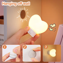 Load image into Gallery viewer, Creative Love Heart LED 3D Lamp Wedding Romantic Red Pink Night Light Ornament Birthday Christmas Home Ambient Light Decoration
