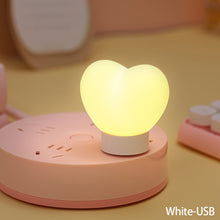 Load image into Gallery viewer, Creative Love Heart LED 3D Lamp Wedding Romantic Red Pink Night Light Ornament Birthday Christmas Home Ambient Light Decoration
