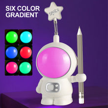 Load image into Gallery viewer, Astronaut USB Rechargeable Table Lamp Night Light LED Lamp Student Kids Bedroom Reading Desk Lamp Night Light
