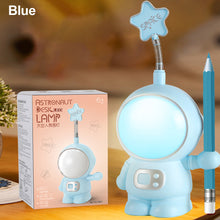 Load image into Gallery viewer, Astronaut USB Rechargeable Table Lamp Night Light LED Lamp Student Kids Bedroom Reading Desk Lamp Night Light
