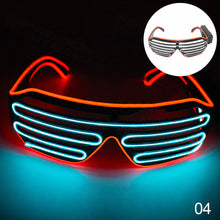Load image into Gallery viewer, LED Glasses Light Up Shades Flashing Luminous Rave Night Christmas Activities Wedding Birthday Party Decoration
