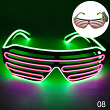 Load image into Gallery viewer, LED Glasses Light Up Shades Flashing Luminous Rave Night Christmas Activities Wedding Birthday Party Decoration
