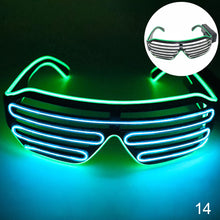 Load image into Gallery viewer, LED Glasses Light Up Shades Flashing Luminous Rave Night Christmas Activities Wedding Birthday Party Decoration
