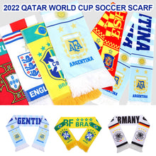 Load image into Gallery viewer, World Cup Soccer Scarf Popular National Team Flag Banner Football Match Backstrap Fan Decoration
