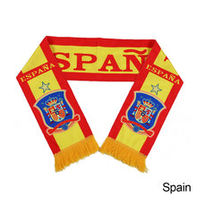 Load image into Gallery viewer, World Cup Soccer Scarf Popular National Team Flag Banner Football Match Backstrap Fan Decoration
