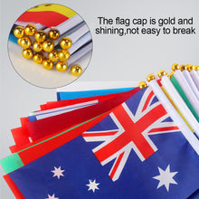 Load image into Gallery viewer, 10Pcs 14x21cm World Cup Hand Flag Small Qatar Flag with Plastic Flagpoles Federation National Flag
