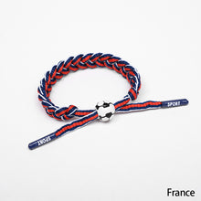 Load image into Gallery viewer, 2022 World Cup National Flag Wristband Woven Wrist Band Cuff Bracelet Sports Casual Bangle Bracelet Party Decoration Supplies
