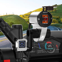 Load image into Gallery viewer, Motorcycle Rearview Mirror Mount Aluminum Alloy Handlebar Rearview Mirror Adapter Mobile Phone Holder Bracket Expansion Bracket
