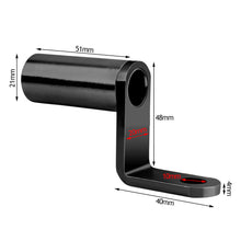 Load image into Gallery viewer, Motorcycle Rearview Mirror Mount Aluminum Alloy Handlebar Rearview Mirror Adapter Mobile Phone Holder Bracket Expansion Bracket
