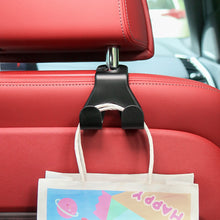 Load image into Gallery viewer, Car Back Seat Hanger Car Seat Headrest Hook Storage Holder Vehicle Rear Seat Storage Hook Racks With 2 Hangers
