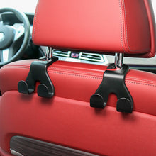 Load image into Gallery viewer, Car Back Seat Hanger Car Seat Headrest Hook Storage Holder Vehicle Rear Seat Storage Hook Racks With 2 Hangers
