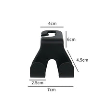 Load image into Gallery viewer, Car Back Seat Hanger Car Seat Headrest Hook Storage Holder Vehicle Rear Seat Storage Hook Racks With 2 Hangers
