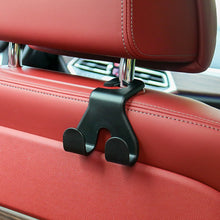 Load image into Gallery viewer, Car Back Seat Hanger Car Seat Headrest Hook Storage Holder Vehicle Rear Seat Storage Hook Racks With 2 Hangers
