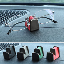 Load image into Gallery viewer, Aluminum Alloy Car Sunglasses Auto Center Console Glasses Clip Card Ticket Holder Stand Fastener Pen Case Eyeglasses Car Accessories
