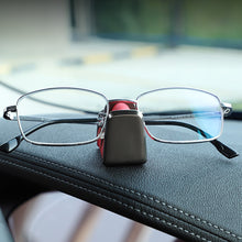 Load image into Gallery viewer, Aluminum Alloy Car Sunglasses Auto Center Console Glasses Clip Card Ticket Holder Stand Fastener Pen Case Eyeglasses Car Accessories
