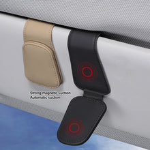 Load image into Gallery viewer, Car Sunglasses Auto Sun Visor Glasses Box Clip Card Ticket Holder Stand Fastener Pen Case Eyeglasses Car Accessories
