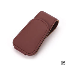 Load image into Gallery viewer, Car Sunglasses Auto Sun Visor Glasses Box Clip Card Ticket Holder Stand Fastener Pen Case Eyeglasses Car Accessories
