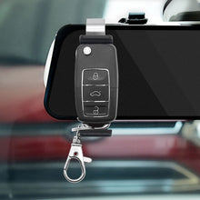 Load image into Gallery viewer, Car Sun Visor Clip Holder Gate Remote Car Keychain Barrier Opener Quick Installation 45-67mm for Garage Door Control
