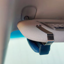 Load image into Gallery viewer, Car Sun Visor Clip Holder Gate Remote Car Keychain Barrier Opener Quick Installation 45-67mm for Garage Door Control
