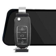 Load image into Gallery viewer, Car Sun Visor Clip Holder Gate Remote Car Keychain Barrier Opener Quick Installation 45-67mm for Garage Door Control
