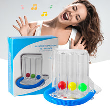 Load image into Gallery viewer, Three Ball Breathing Trainer Vital Capacity Slow Resistance Lung Trainer Exerciser Spirometer Personal Measurement System

