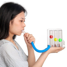 Load image into Gallery viewer, Three Ball Breathing Trainer Vital Capacity Slow Resistance Lung Trainer Exerciser Spirometer Personal Measurement System
