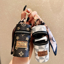 Load image into Gallery viewer, Creative Mini Portable Fashionable Lipstick Bag Convenient Lipstick Scarf Old Flower Mouth Red Packet Key Buckle Pendant
