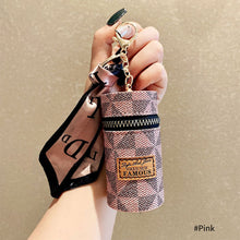 Load image into Gallery viewer, Creative Mini Portable Fashionable Lipstick Bag Convenient Lipstick Scarf Old Flower Mouth Red Packet Key Buckle Pendant

