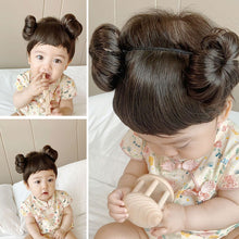 Load image into Gallery viewer, Children Baby Hair Bands Wig Head Buckle Hair Ornament Cute Hair Styling Extension Baby Cute Wig Updo Photo Props
