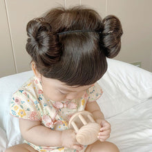 Load image into Gallery viewer, Children Baby Hair Bands Wig Head Buckle Hair Ornament Cute Hair Styling Extension Baby Cute Wig Updo Photo Props
