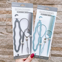Load image into Gallery viewer, 4pcs Magic Hair Styling Tools DIY Comb Hair Braiding Braider Accessories Twist Bun Barrette Hair Clips for Women Hairdressing
