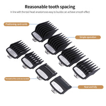 Load image into Gallery viewer, 8pcs Universal Hair Clipper Limit Comb Guide Attachment Set Limiting Comb Hair Clipper Combs Barber Hair Cutting Guide Comb

