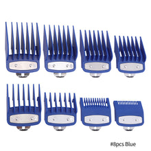Load image into Gallery viewer, 8pcs Universal Hair Clipper Limit Comb Guide Attachment Set Limiting Comb Hair Clipper Combs Barber Hair Cutting Guide Comb
