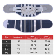 Load image into Gallery viewer, Steel Belt Multi Pressure Fixed Breathable Belt Lumbar Back Brace Support Adjustable Waist Trainer Belt Pain Relief Spine Straight
