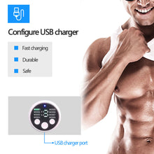 Load image into Gallery viewer, EMS Muscle ABS Abdominal Belt Intelligent Fitness Massage Belt Electronic Display Abdominal Muscle Training Waist Massager
