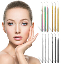 Load image into Gallery viewer, Grafting Eyelashes Kit Makeup Applicator Eyelash Perming Stick Tool Lash Lifting Curler Eyelash Extension Stainless Steel Eyelash Tools
