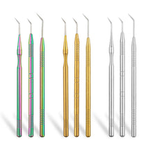 Load image into Gallery viewer, Grafting Eyelashes Kit Makeup Applicator Eyelash Perming Stick Tool Lash Lifting Curler Eyelash Extension Stainless Steel Eyelash Tools

