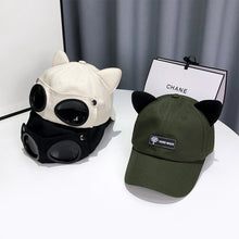 Load image into Gallery viewer, Reverse Glasses Cap Fashion Personality Baseball Cap Cute Ear Cap Adjustable Cotton Casual Cap Outdoor Sun Hat
