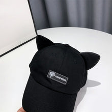 Load image into Gallery viewer, Reverse Glasses Cap Fashion Personality Baseball Cap Cute Ear Cap Adjustable Cotton Casual Cap Outdoor Sun Hat
