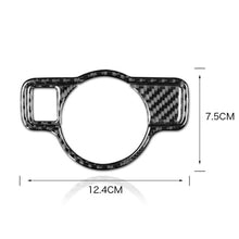 Load image into Gallery viewer, Carbon Fiber Headlight Switch Stickers Trim Car Cover For Mercedes Benz A B C E G Class CLA GLA GLE GLK GL W207 Accessories
