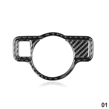 Load image into Gallery viewer, Carbon Fiber Headlight Switch Stickers Trim Car Cover For Mercedes Benz A B C E G Class CLA GLA GLE GLK GL W207 Accessories
