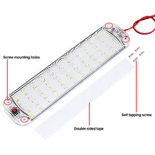 Load image into Gallery viewer, 72LED Truck Car COB Light LED Lamp Super Bright Cold White For Boat Light Interior Reading Bulb Vehicles 12-80V
