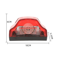 Load image into Gallery viewer, 2Pcs Car License Plate Light Waterproof for Lorry Truck Trailer White Light E9 3 LED Car Number Lamps 12V-24V
