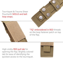 Load image into Gallery viewer, MOLLE Nylon Pouch Tourniquet Pouch Holder Trauma Shears EMT Storage Bag EDC Belt Pouch Flashlight Holster Medical Scissor
