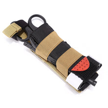 Load image into Gallery viewer, MOLLE Nylon Pouch Tourniquet Pouch Holder Trauma Shears EMT Storage Bag EDC Belt Pouch Flashlight Holster Medical Scissor
