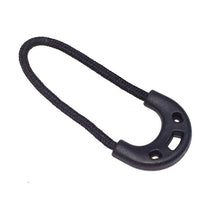 Load image into Gallery viewer, 5/10PCs Outdoor Travel EDC MultiPurpose Zipper Rope Black Camping Equipment Anti-theft Zipper Longer Tail Rope Bags Clip Buckle
