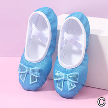 Load image into Gallery viewer, Girls Ballet Shoes Kids Dance Slippers Professional Canvas Soft Sole Shiny Ballet Dance Girls Female Ballet Yoga Gym Dance Shoes
